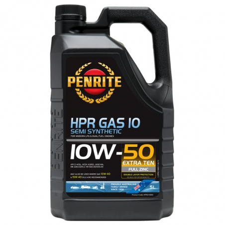 Olej Penrite HPR GAS 10 10W-50 (Semi Syn.) 5L