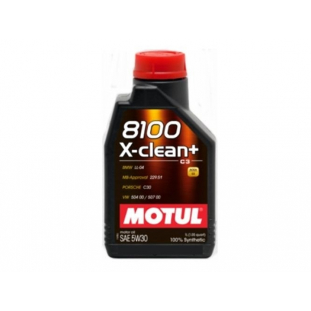 MOTUL 8100 X-CLEAN+ C3 5W30 VW 504/507 1L