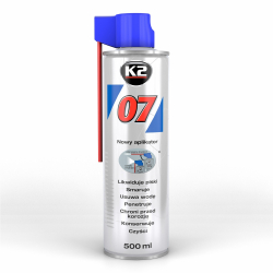 K2 07 - produkt wielozadaniowy, likwiduje piski, smaruje
