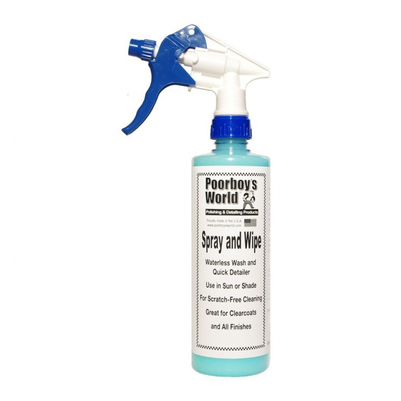 Poorboy’s World Spray & Wipe+Sprayer - detailer 473 ML