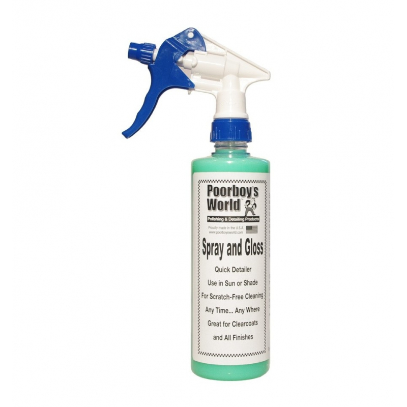 Poorboy’s World Spray & Gloss+Sprayer - detailer 473 ML