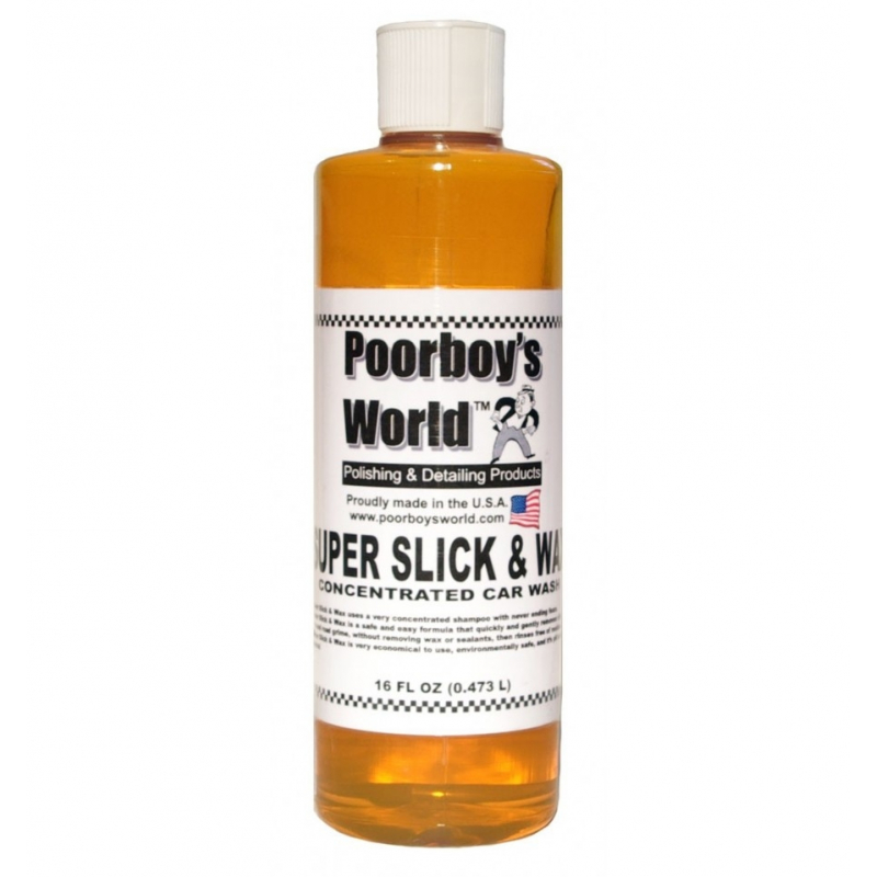 Poorboy’s World Super Slick & Wax - szampon 473 ML
