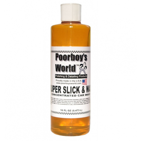 Poorboy’s World Super Slick & Wax - szampon 473 ML