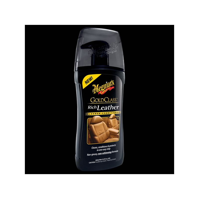 Meguiar's Gold Class Rich Leather Cleaner & Conditioner - Środek do czyszczenia i pielęgnacji skóry (414 ml)