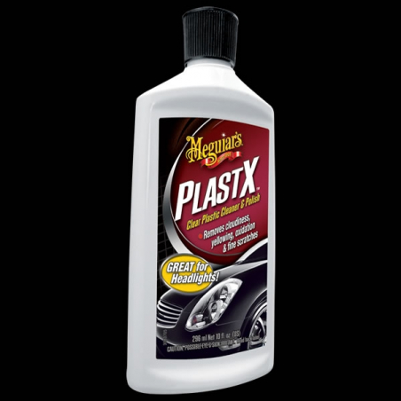 Meguiar's Plast-X - Środek do czyszczenia i polerowania plastików klarownych (296 ml)
