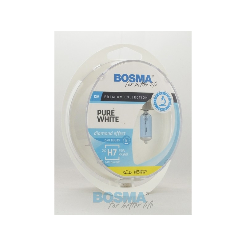 Bosma PURE WHITE 12V 55W H7